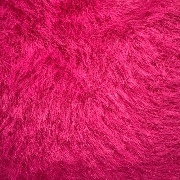 Rachel Zoe Fuzzy Pink Sleeveless Sweater Sz M - Picture 5 of 14